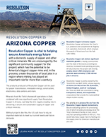 Arizona Copper Fact Sheet Image